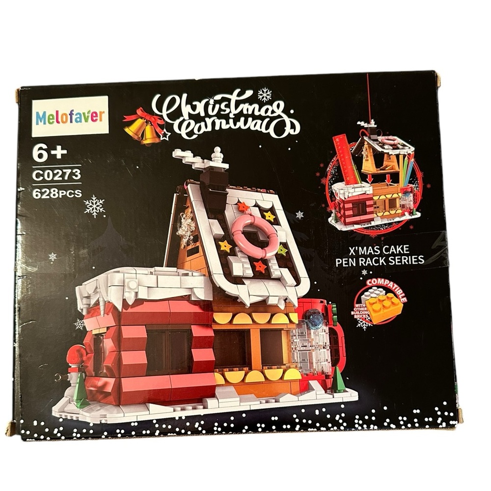 WOMA Christmas Carnival X'Mas Cake Pen Rack Series Build C0273 628 Pieces